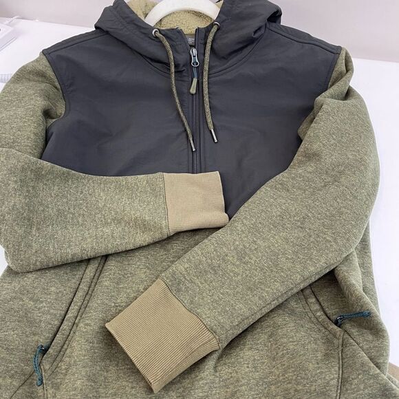 The North Face Tech Sherpa Pullover Fleece Sweatshirt Hoodie Large - Picture 8 of 11